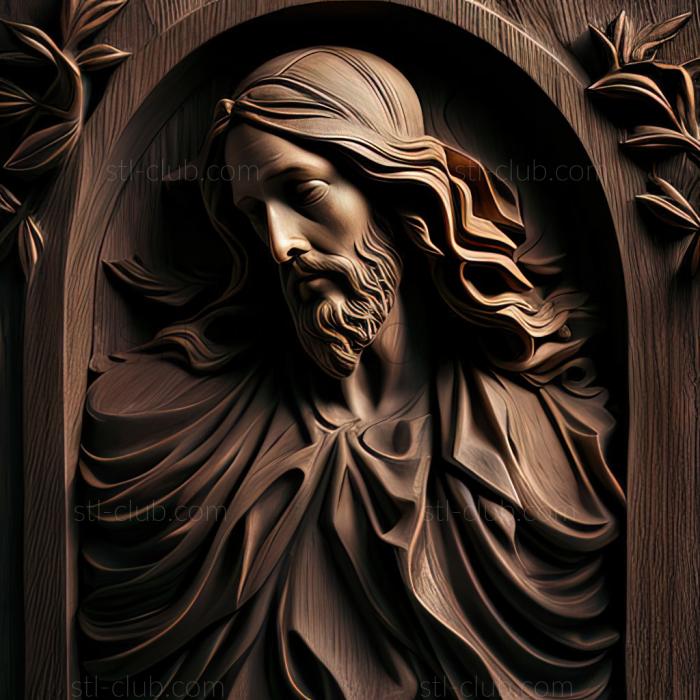 3D model st jesus (STL)